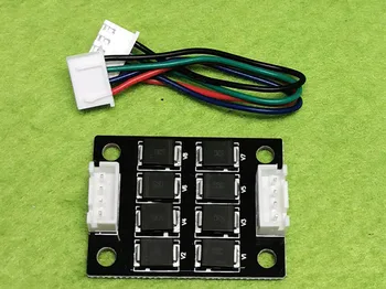 

New Kit Filters Module For 3D Printer Motor Driver Grain Elimination Device For 3D Printer Parts 40*30mm Black PCB Module Cable