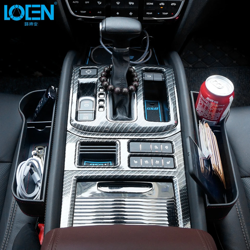 LOEN, автомобильное кресло, щелевая Подставка для хранения, коробка для автомобильного сиденья, кошелек, телефон, монеты, сигарета, щелевая, карман, аксессуары, органайзер для автомобиля, stylin