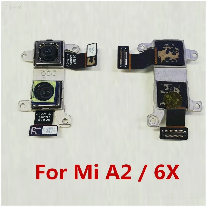 

Original For Xiaomi Mi A2 MiA2 Rear Back Big Front Small Camera Flex Cable For Xiaomi 6X Mi 6X Mi6X