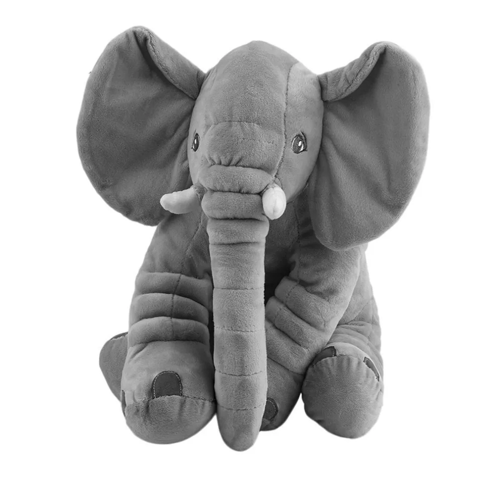 Прямая поставка 40 см 5 цветов длинный нос плюшевый слон игрушка Поясничный слон Подушка Детская кукла кровать подушка детская игрушка для Девочки Мягкая