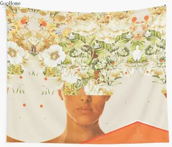 

Super Flower Head Wall Tapestry Cover Beach Towel Throw Blanket Picnic Yoga Mat Home Decoration