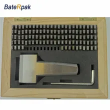 Проводкигибкий тиснения буквы, BateRpak мотоцикл, шасси автомобиля номер с напечатанными буквами Сталь слово Пробивной штамп/приставка штамп 2/3/4 мм