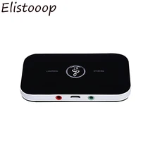 Hi-fi 2 в 1 Bluetooth 4,1 аудио передатчик приемник Беспроводной A2DP Bluetooth аудио адаптер 3,5 мм аудио плеер Aux для дома ТВ