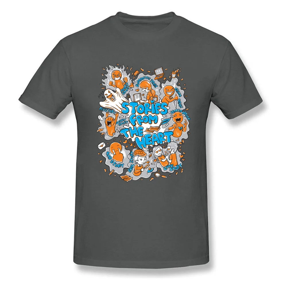CustomNormal Short Sleeve Tops Tees Summer/Autumn On Sale O Neck 100% Cotton Clothing Shirt Men T Shirts Stories From The Heart  Stories From The Heart carbon