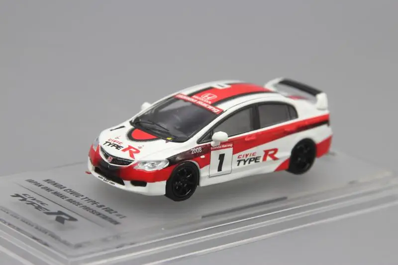 В № 1: 64 Honda Civic Mk8 Тип R FD2 2008 сплава Модель автомобиля Diecast металлические игрушки подарок на день рождения для мальчиков другие