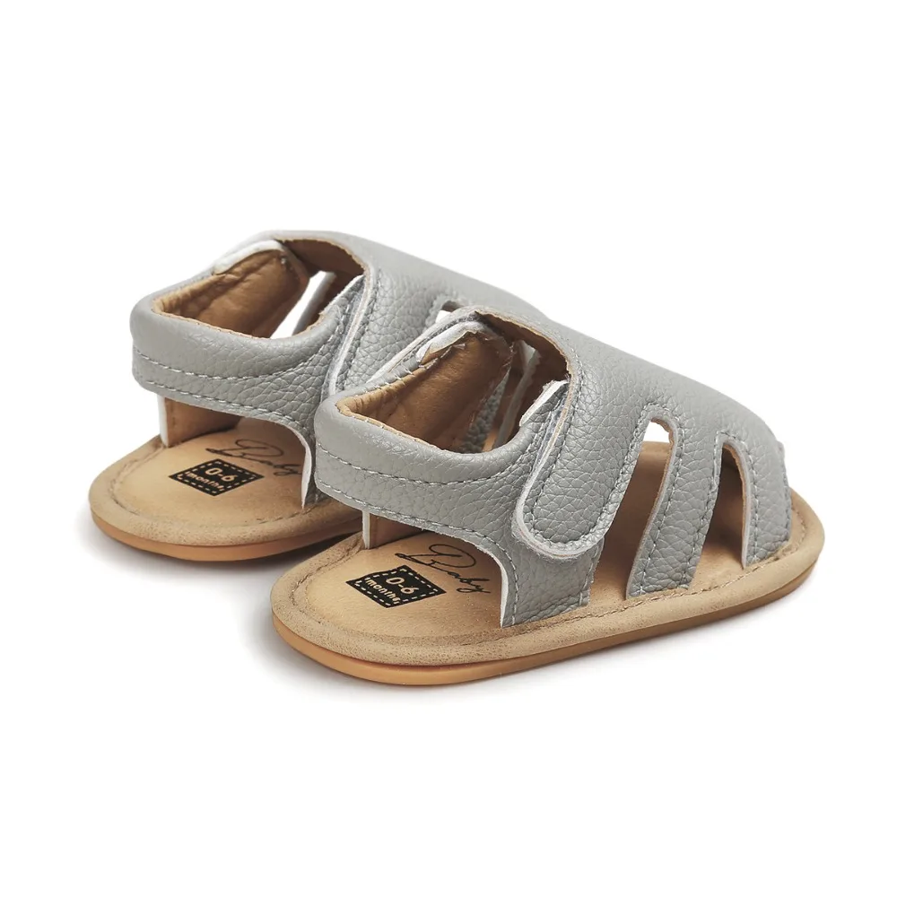 Новые стильные брендовые Детские сандалии, милые летние сандалии для мальчиков и девочек, нескользящая обувь для малышей, детские сандалии с вырезами