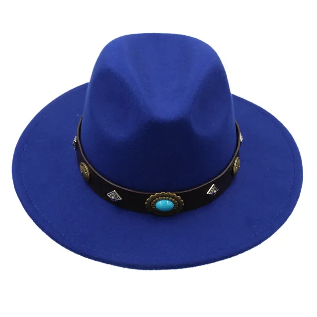 Fashion Wool Men Fedora Hat Steampunk 