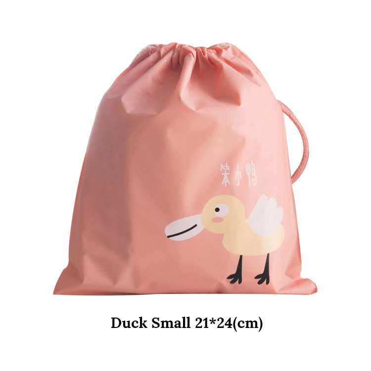 Аксессуары для путешествий, Комплект Одежда с карманами для хранения луч нижнее белье с карманом для отделки дорожная сумка для хранения одежды сумка для обуви - Цвет: Duck small