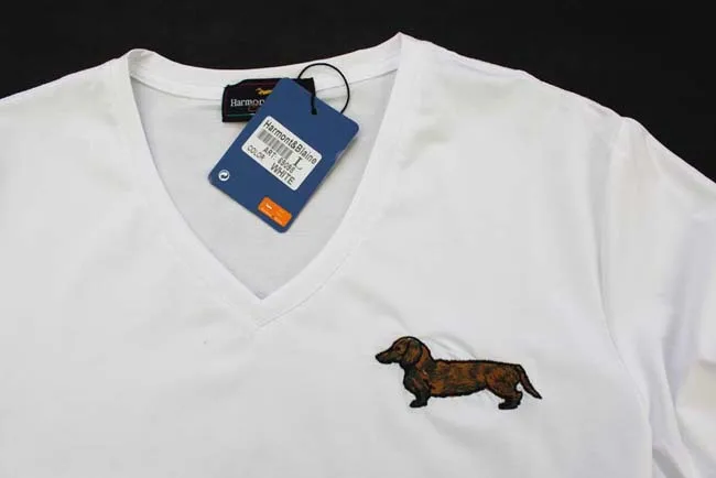 men's shirt with dog logo