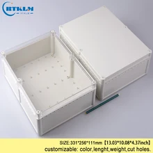 Пластиковая Водонепроницаемая коробка для электроники 331*256*111 мм, водонепроницаемая распределительная коробка, ABS пластиковый чехол для проекта IP68