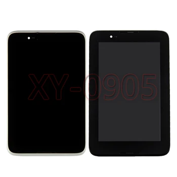 

Black / White Full LCD Display Monitor + Touch Screen Digitizer Sensor Panel Glass Assembly Frame For Lenovo A7-30 A3300 A3300HV