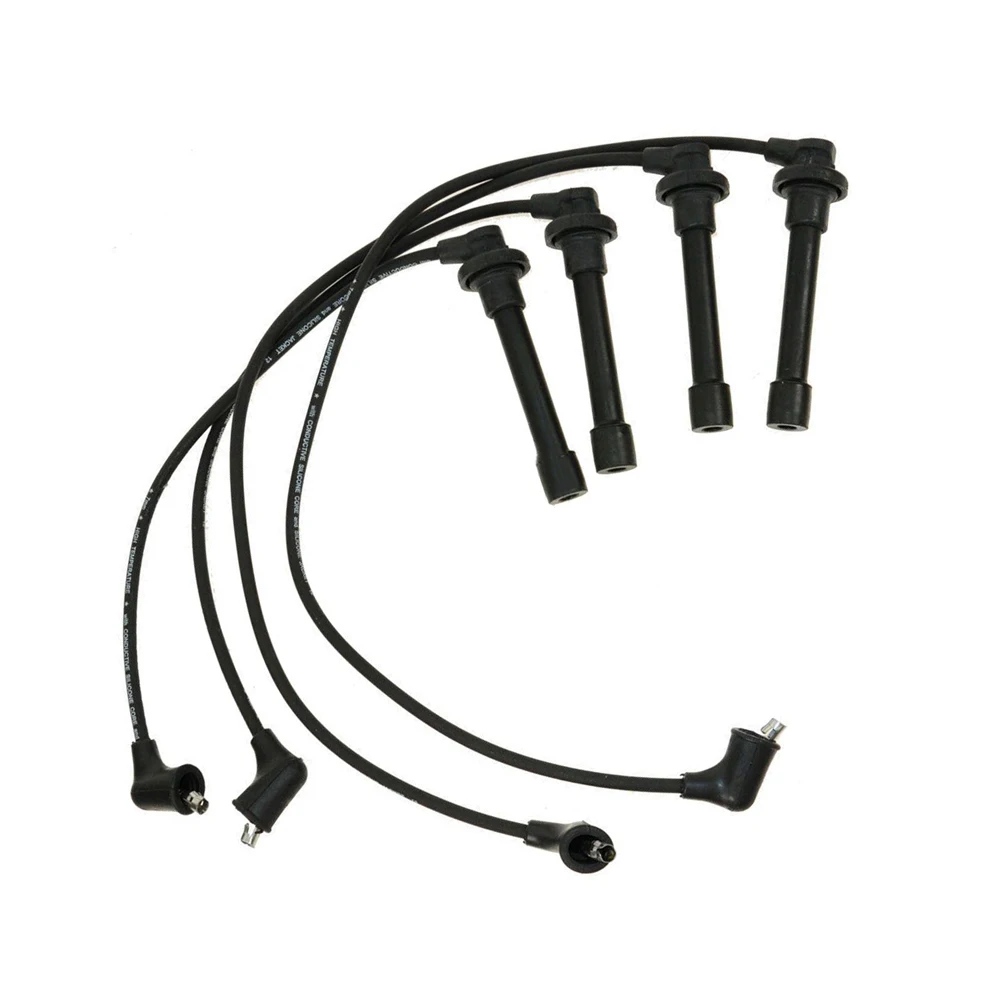 

4Pcs/set Autp Ignition Spark Plug Wire Kit Set for Honda Acura Isuzu Accord Civic CL 2017