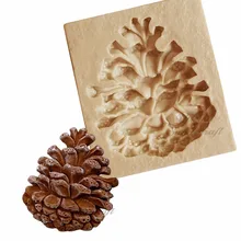 Yueyue Sugarcraft Pinecone силиконовая форма, форма для помадки, инструменты для украшения тортов, форма для шоколада