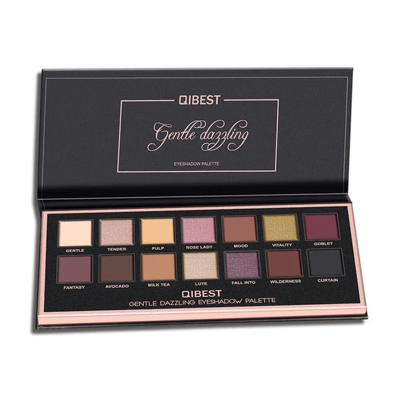 

14 color eyeshadow pearl matte eyeshadow low-key luxury flannel eyeshadow professional makeup artist eye shadow tray