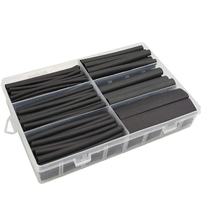 

BIFI-130 pcs 3: 1 Dual Wall Adhesive Heat Shrink Tubing kit, 6 Sizes(DIA): 1/2, 3/8, 1/4, 3/16, 1/8, 3/32, Best Cable Sleeve T