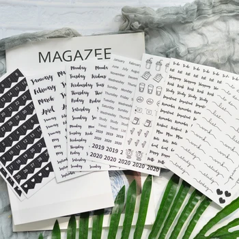 

Lovedoki Cute Travel Stickers Kit Planner Organizer Diary Personalized Decorative Label Sticker 8pcs School Stationery Supplies