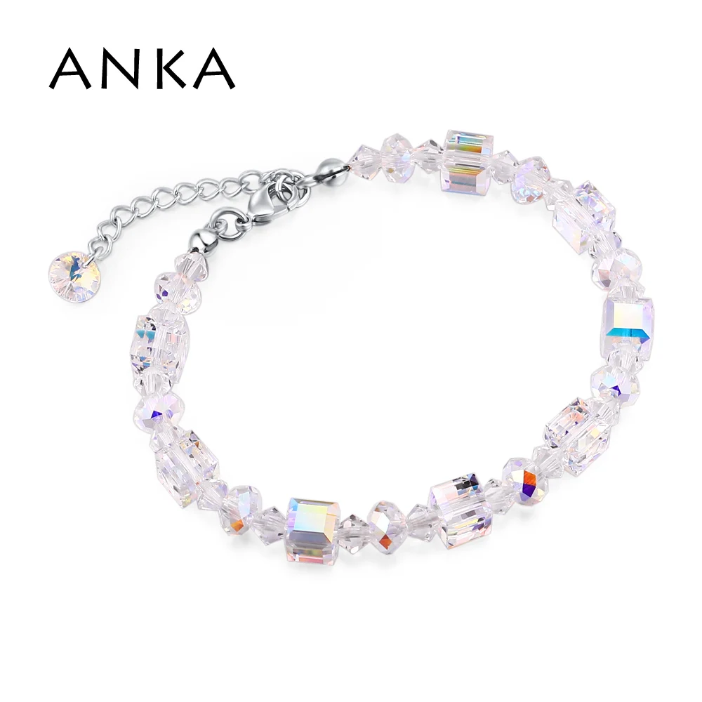 

ANKA Crystal Beads Bracelet Crystal Bracelet Beads Charm For Women Chain Bracelet 100% Crystals from Austria #135723