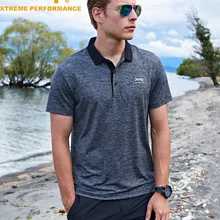 Jeep мужские с коротким рукавом летние шорты деньги для мужчин бизнес скорость сухой Спорт на открытом воздухе Половина рукава Turntie легко