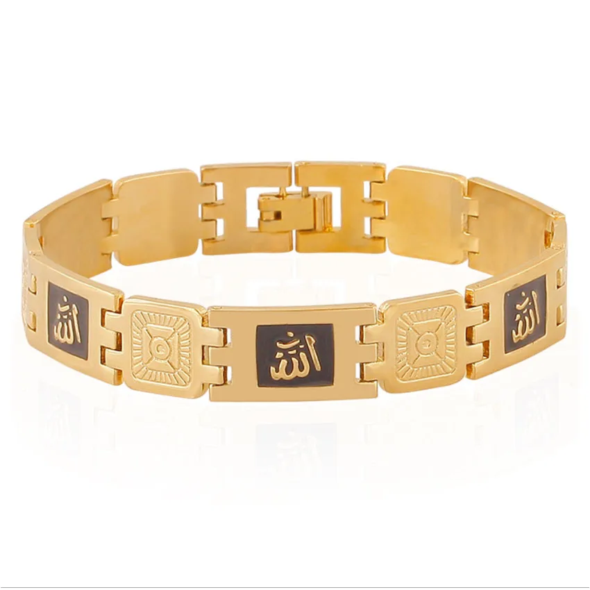 2018 New Arrival Religious Islam Muslim Bracelet for Men Dripping 21cm