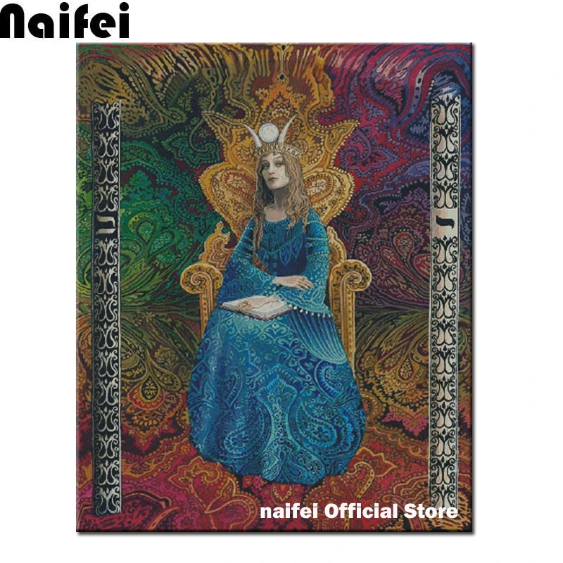 5d Diy Diamond Painting queen art Full Round/round woman goddess Decor