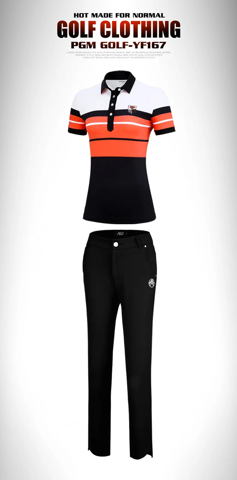 Новая одежда для гольфа женский спортивный костюм весна короткий рукав женская одежда+ брюки молочный шелк Футболка
