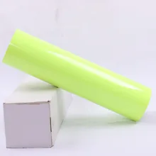0,5x25 м неоновый желтый один рулон футболка ткань самостоятельно DIY узор теплопередача Винил железо на пленке