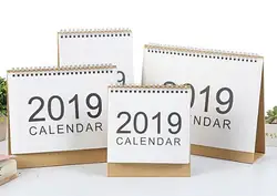 Краткая дизайн 2019 Настольный календарь Памятка 2018,06 ~ 2019,12 школа офиса график поставок подарок