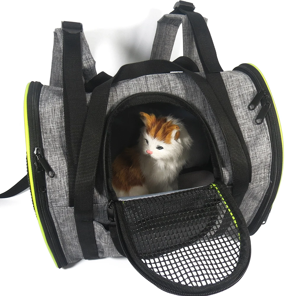 Переносные животные, переносные сумки для кошек, переносные рюкзаки для кошек, дышащие сумки для собак на плечо с сетчатым окошком