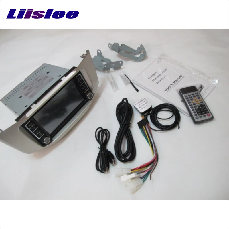Liislee для Lexus RX 330 2003~ 2012-Радио CD dvd-плеер и gps Nav Navi навигационная система двойной Din автомобильный аудио установочный набор