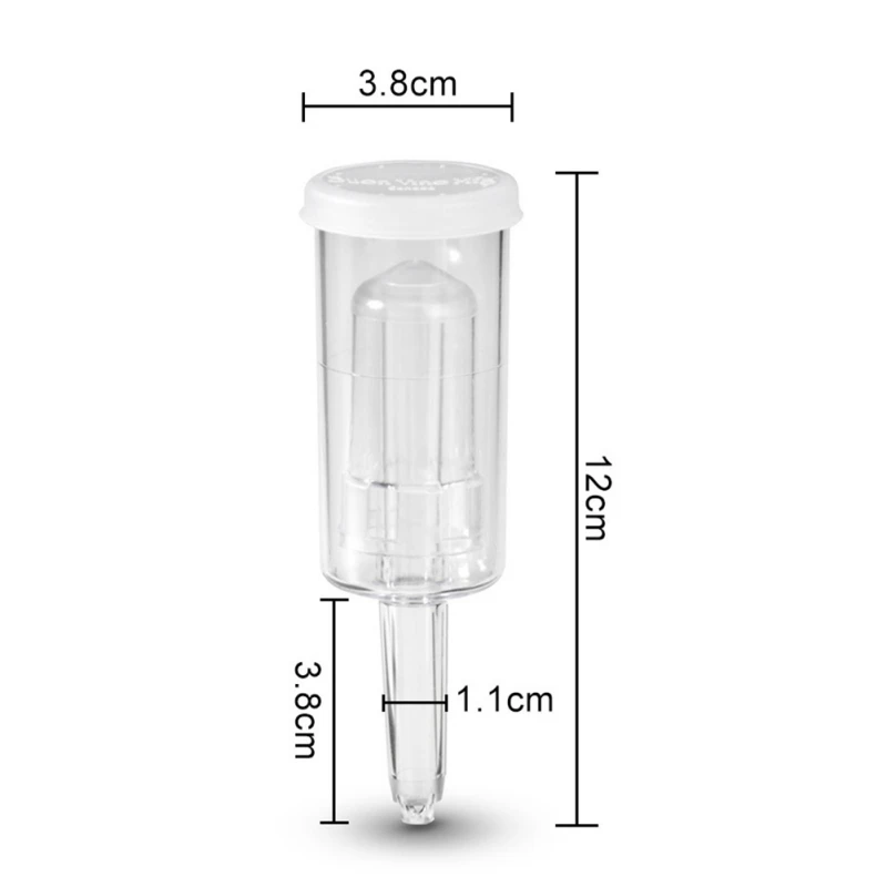 Beer Durable Cylinder Fermentor Airlock One Way Exhaust Water Sealed Check Valve For Wine Fermentation Beer Making Brewing Z