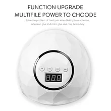 72 Вт светодио дный светодиодная УФ-лампа для сушки ногтей 24 светодио дный LED s Сушилка для ногтей для всех гелей с s 10 s/30 s/60 s/99 s Кнопка для сушки ногтей быстро лампа