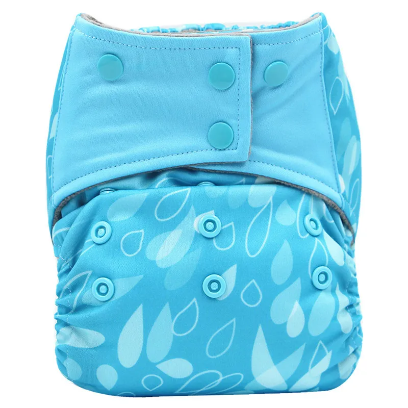 Print PUL Baby Cloth Diaper All In One Reusable Baby Diapers Nappies