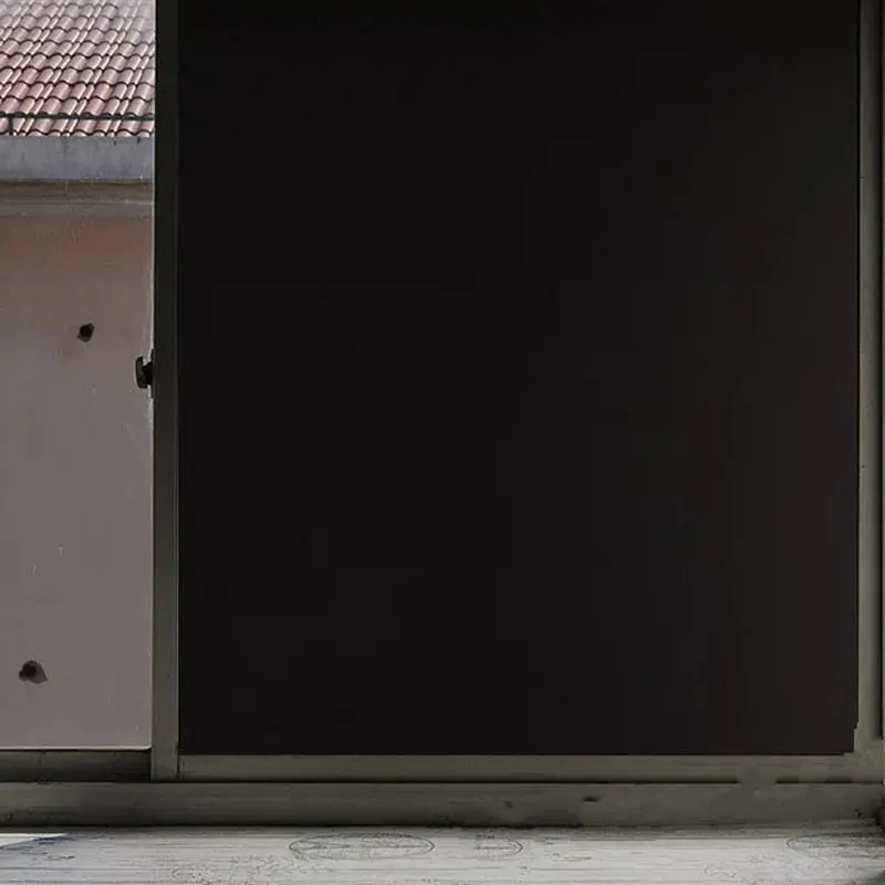 Matte Blackout Foil Window Film Anti UV 100 Light Blocking Privacy