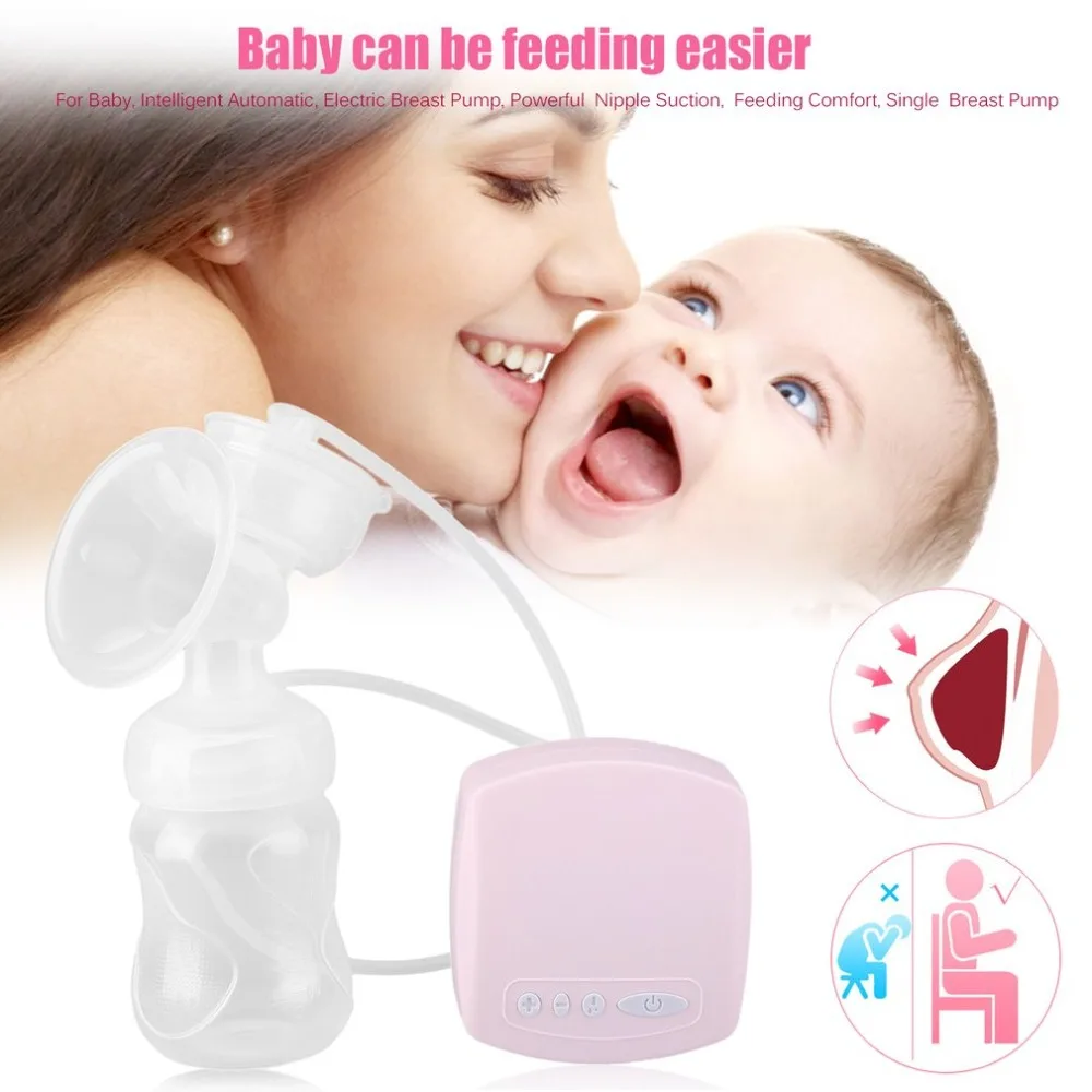 

Intelligent Automatic Electric Breast Pump Powerful Nipple Suction Milk Pump Breast Feeding Comfort Single Breast Pump