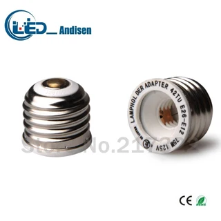

E26 TO E12 adapter Conversion socket High quality material fireproof material E12 socket adapter Lamp holder