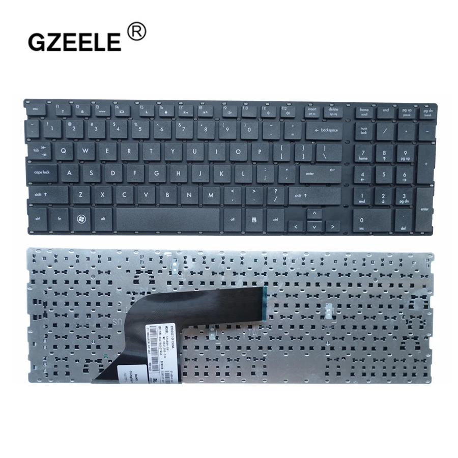  GZEELE  English keyboard For HP Probook 4510 4710 4510S 4515S 4710S 4750S US layout laptop keyboard