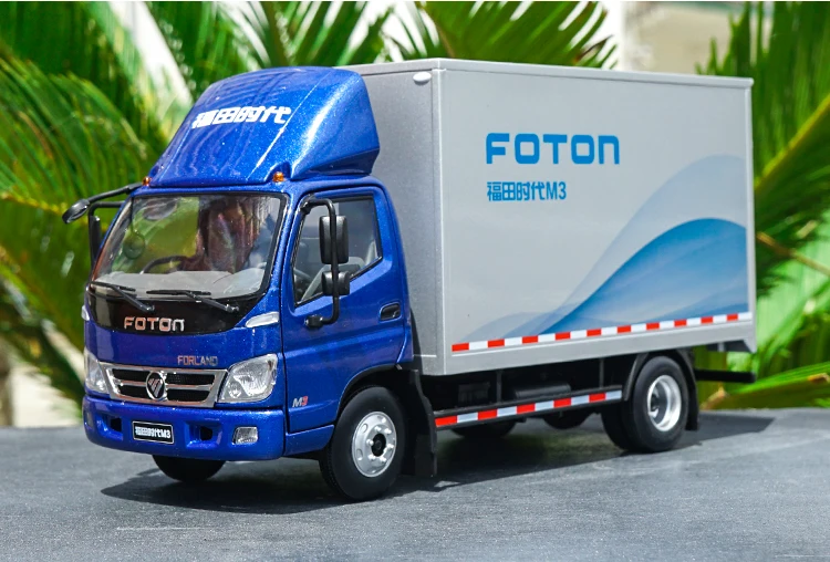 Изысканный, сплава, коллекционные модели подарок 1:24 Полноприводной трактор Foton Forland раз M3 грузовой микроавтобус грузовой автотранспорт литая Игрушечная модель украшения