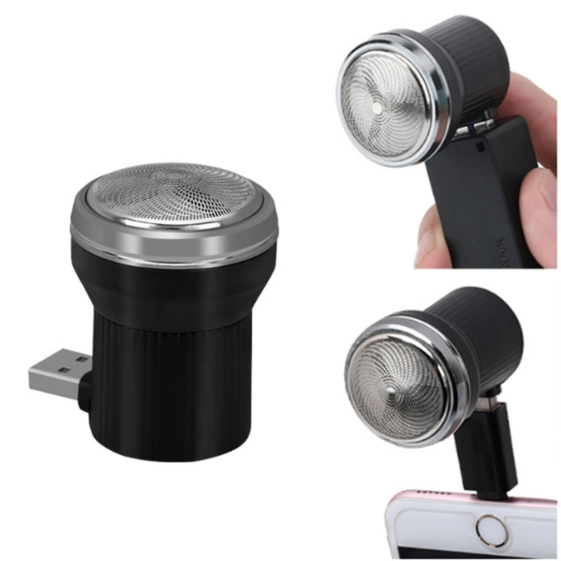 Mini Shaver Mobile Portable USB Hair Clipper Anywhere Ultimate Cordless Mini Hair Trimmer Razor Beard Shaving Tools  (5)