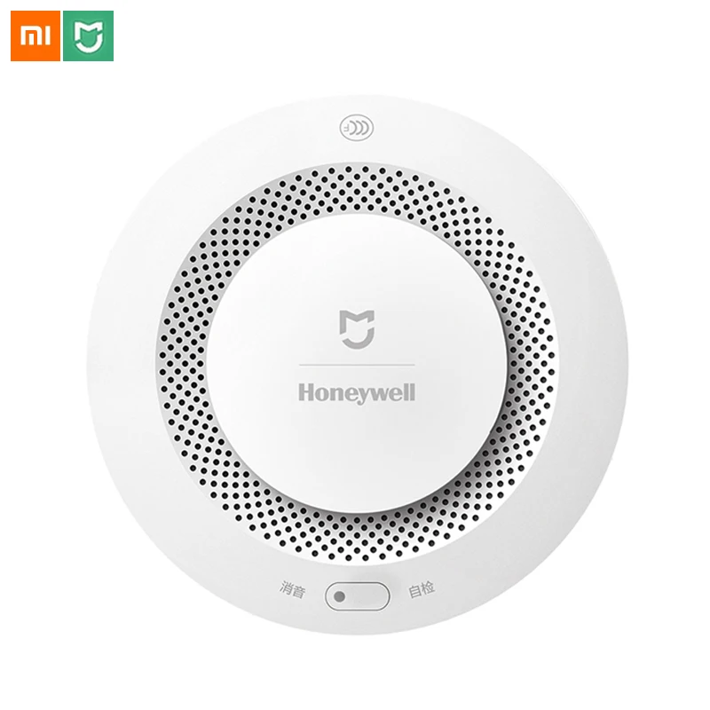 

Original Xiaomi Mijia Honeywell Fire Alarm Smoke Detector Audible&Visual Alarm Work With Notication Work with Mi Home APP