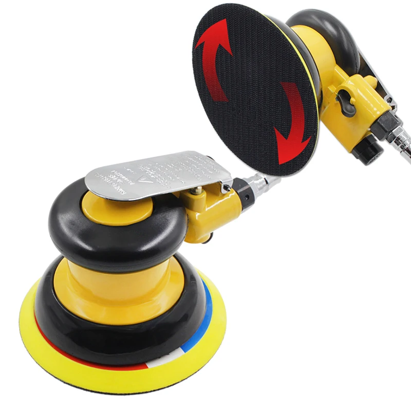 

5 Inch 125mm Non-vacuum Matte Surface Circular Pneumatic tool Sandpaper Random Air grinding sandpaper Grinder Machine Hand Tools
