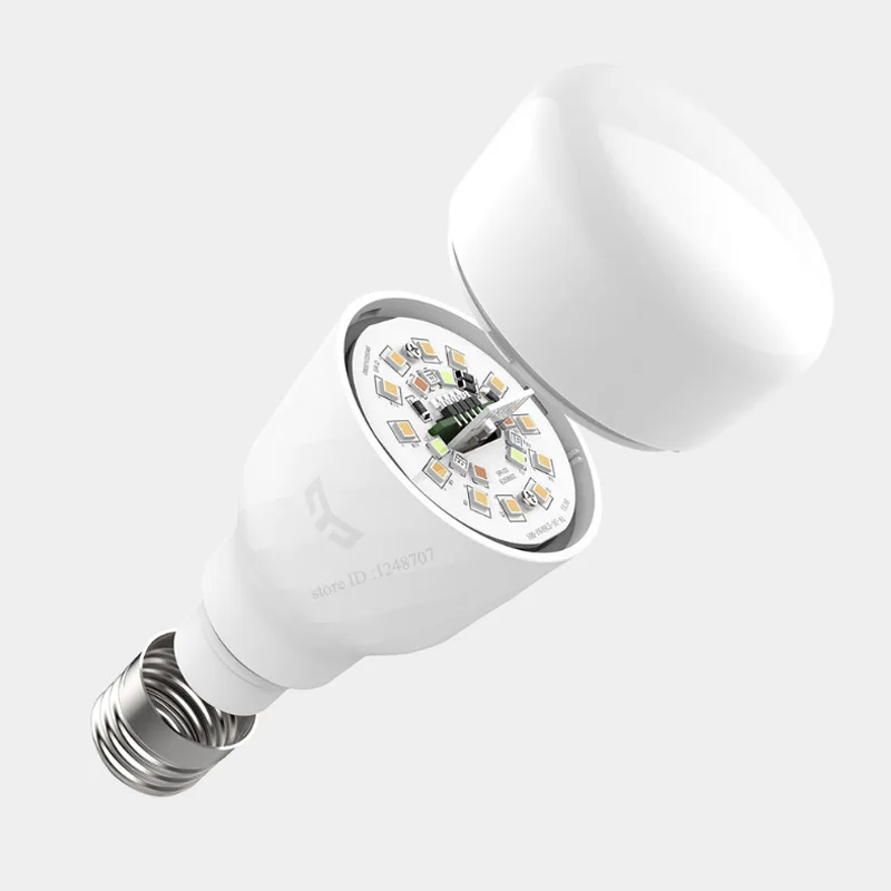 Обновленная версия) крепление для спортивной камеры Xiao mi jia yeelight Смарт светодиодный лампы Красочный 800 люмен 10 Вт E27 лимон умная лампа для mi home приложение