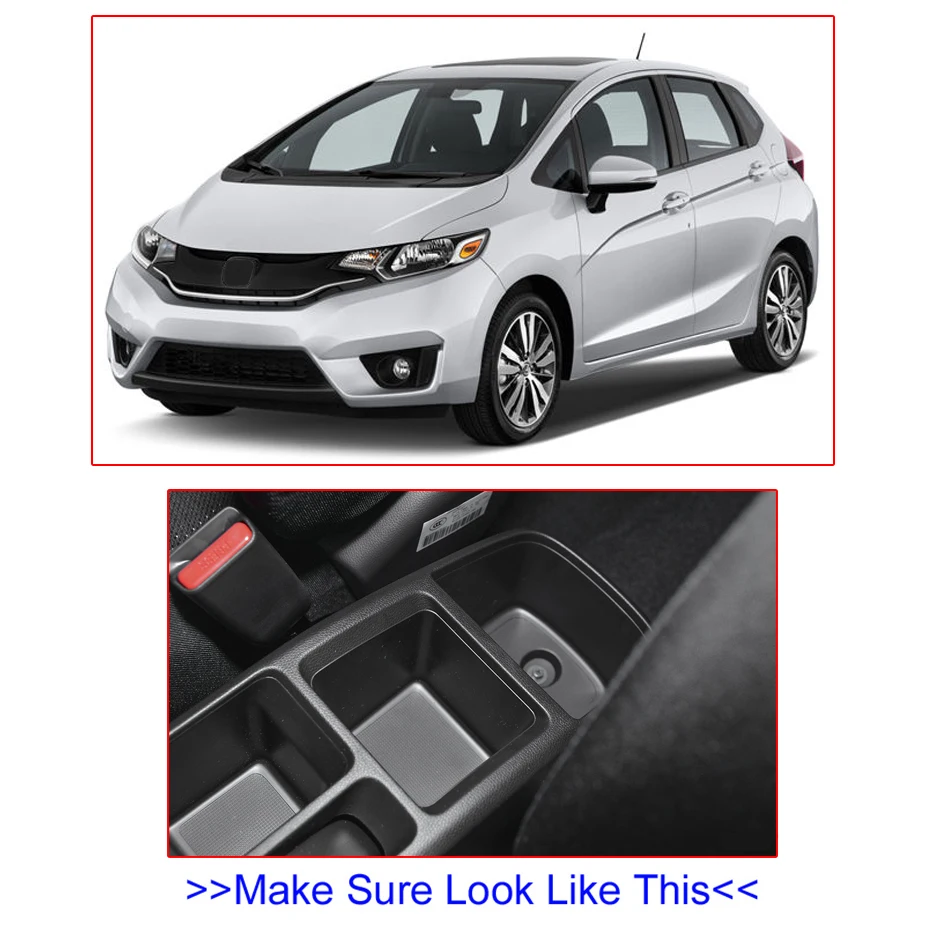 Подлокотник центральной консоли для Honda Fit Jazz 2014 2017 вращающийся подлокотник