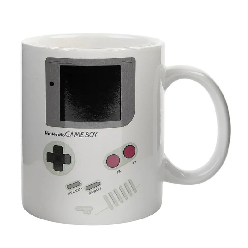 

Funny Game Machine Discoloration mugs,personalized shape Office Coffee Milk cup,Color Change Mug Creative cups Surprised Gift