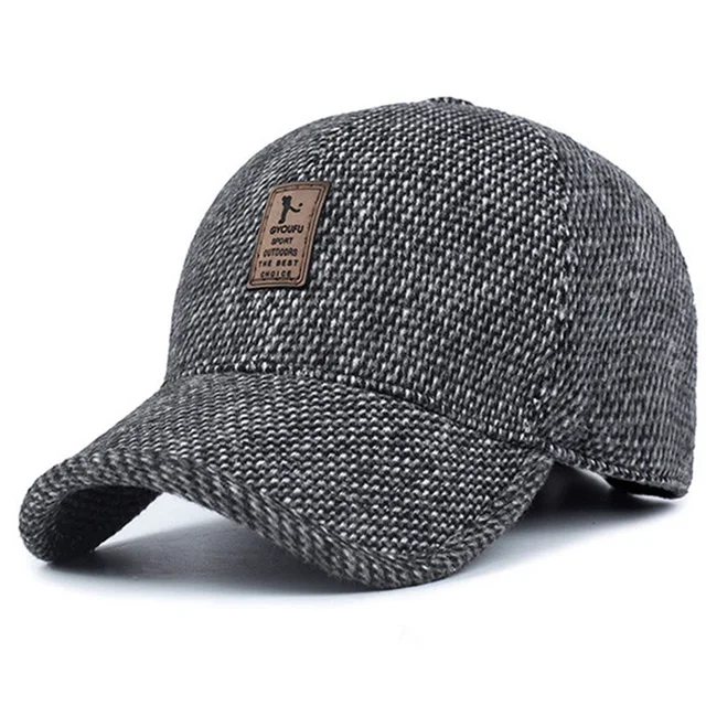 Men’s Warm Autumn Cap Hats & Caps Men's Accessories Men's Apparel color: Black|Camel|Dark Grey