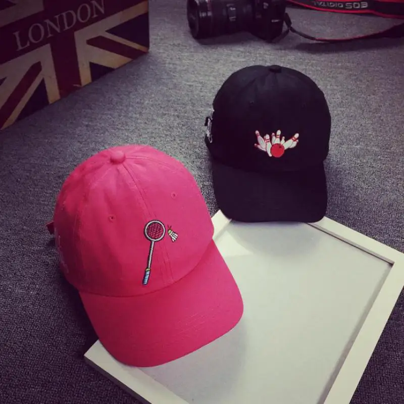 Embroidery font b Bowling b font Baseball Cap Bone Masculino Snapback Outdoor Sun Truck Golf Hat