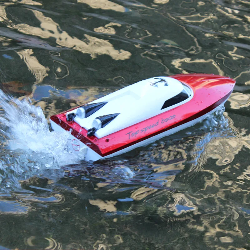

Newly EVA2king Remote Control Boat RC Toys With 4 Channels Racing Boats Game Speedboat Flexible Boats Toys For Children Birthday