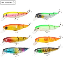 115CM / 15g Swimbait Jointed Hard Fishing Lure Minnow ABS Plastic 1.2 - 1.8M Artificial Fishing Wobbler Tools Jerk Fish Esca
