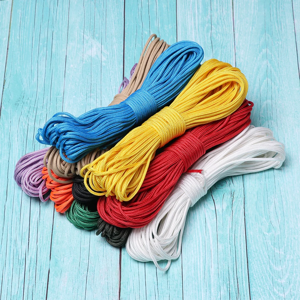 Cozary Paracord Set 10 Farben - 6m Nylonseil 4mm Mit 250kg Tragkraft