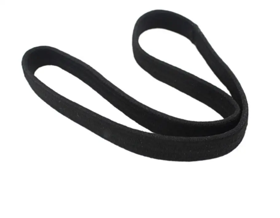 1CM Wide Rubber Band Sports Headband Rubber Band Hair Band Yoga Headband Elasticity Turban Stretch Headband Headwear Hair knot hair band