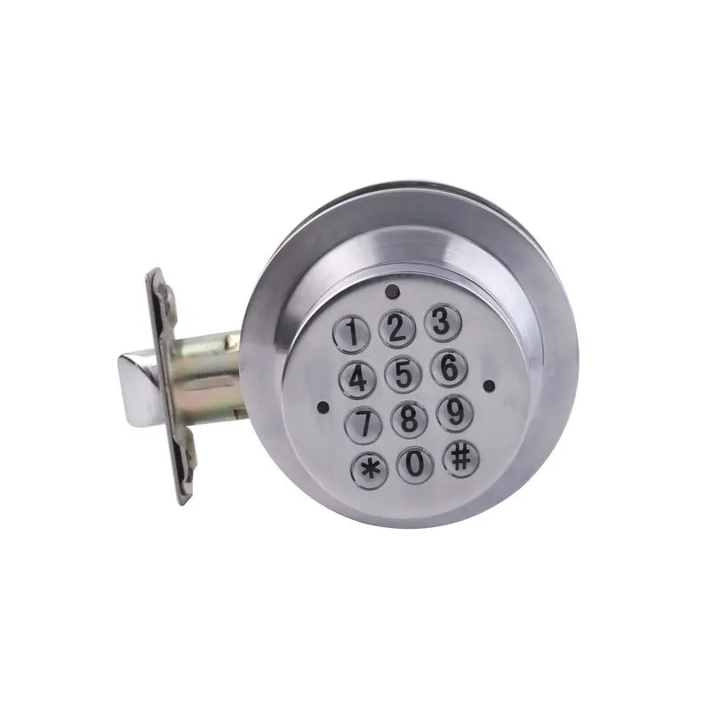 Keyless Digital Electronic Entry Security Safety Door Lock Locker Silver Code Lock 5